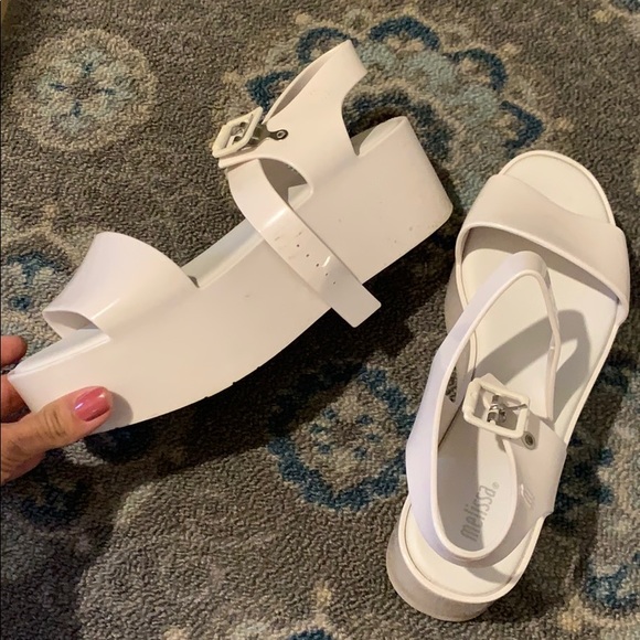 Melissa Shoes - Melissa platform sandals great condition!